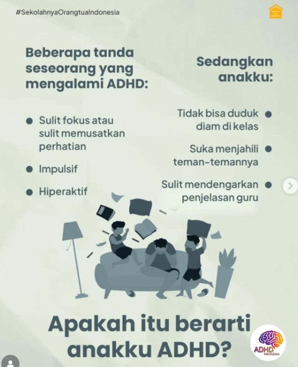 Ciri dan Gejala ADHD pada Anak Usia Dini di Kabupaten Sekadau